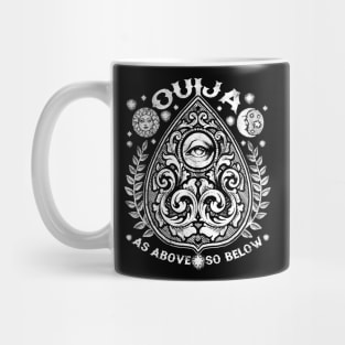 Victorian OUI JA Planchette Mug